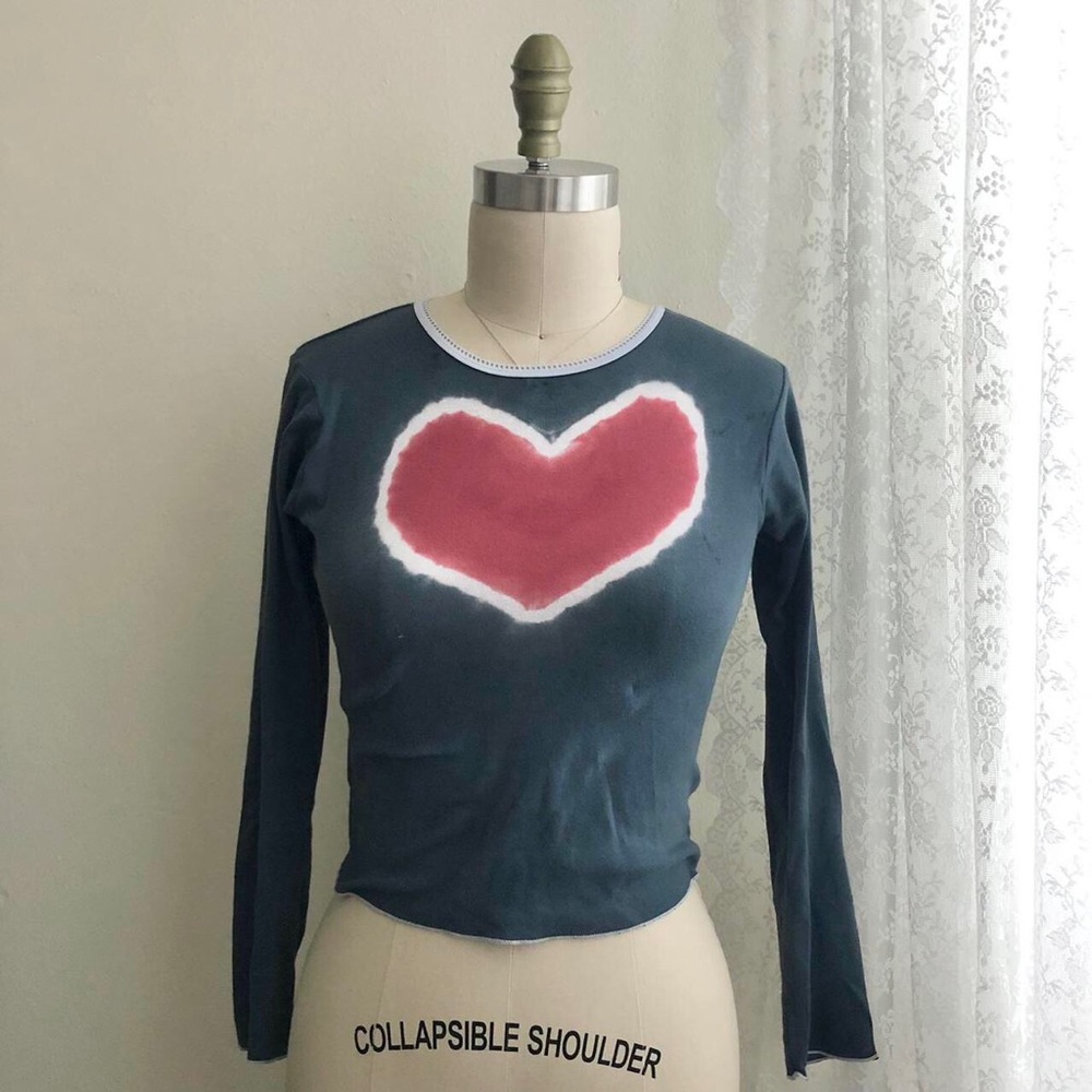 pretties venice long sleeve heart top